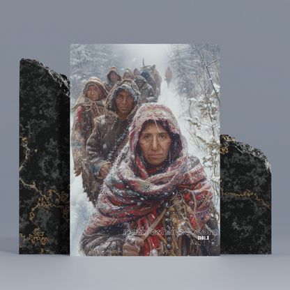 Endurance Through the Storm Native American Canvas