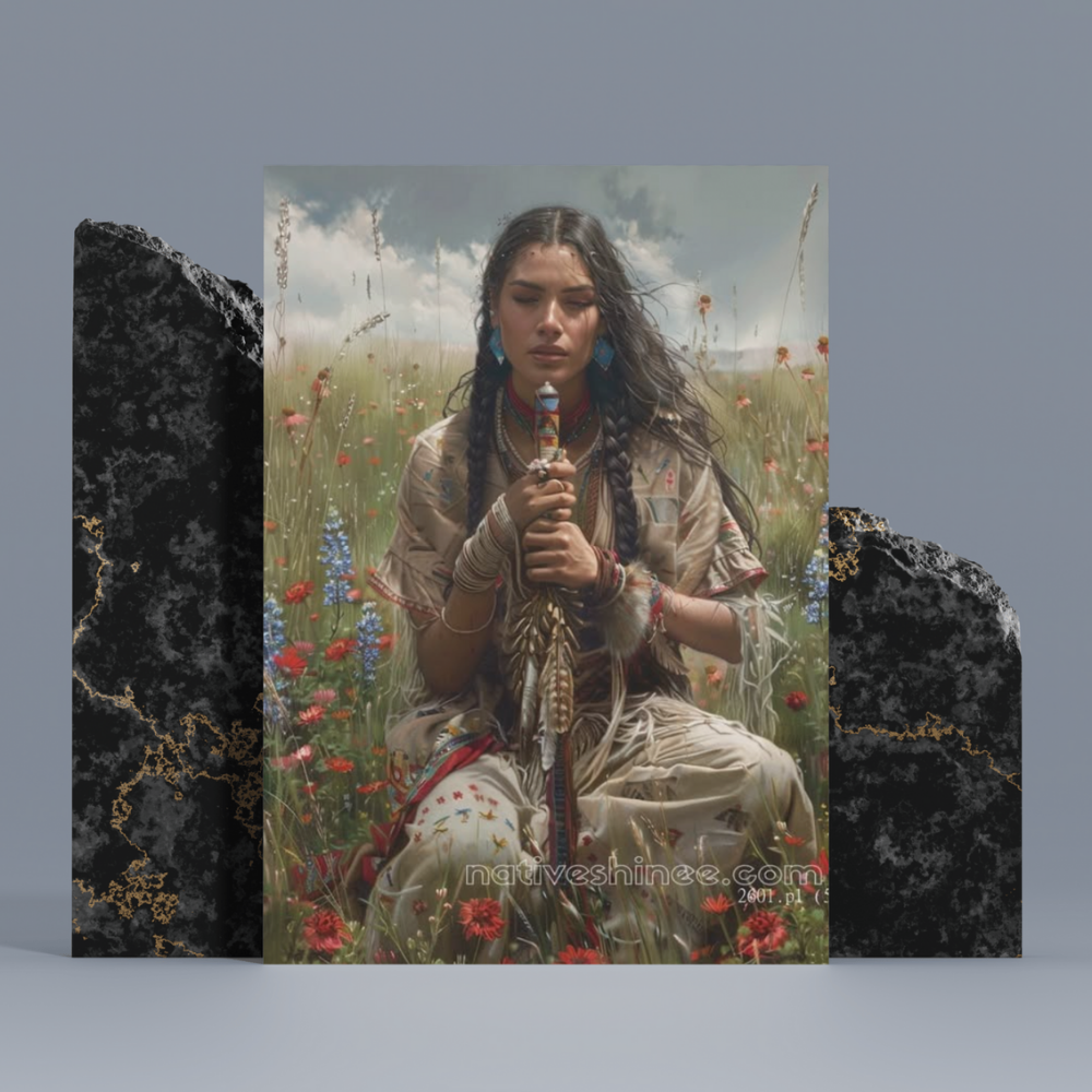 Whispers of the Earth Native American Canvas