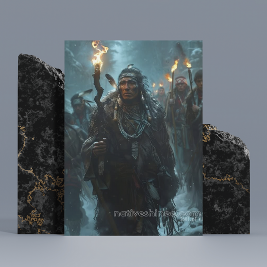 The Sacred Journey Native American Canvas