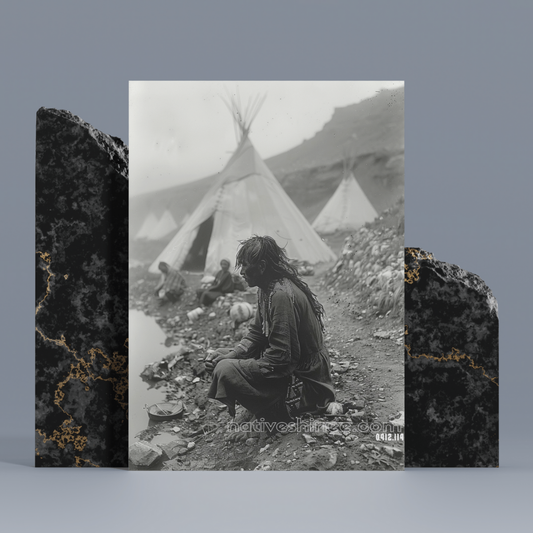 Moments of Reflection Native American Canvas