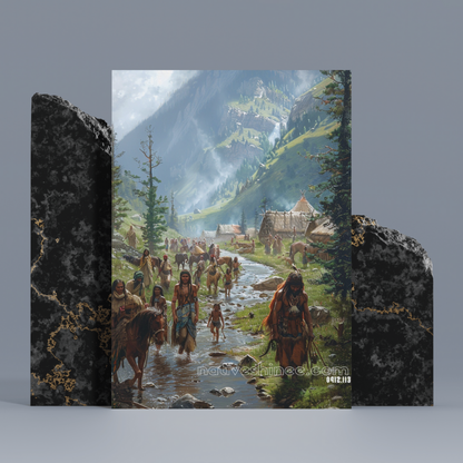 Path of the Ancestors Native American Canvas