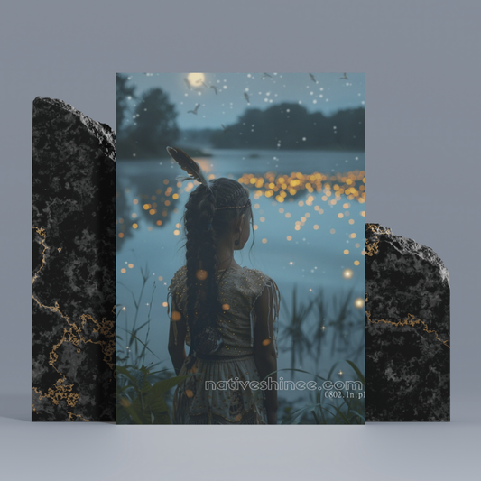 The Song Of A Child’s Heart Native American Canvas