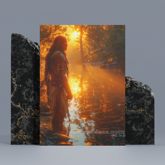 Rhythms Of Nature Native American Canvas