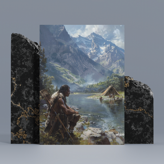 Untamed Nature Native American Canvas