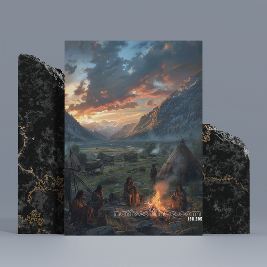 Under The Painted Sky Native American Canvas