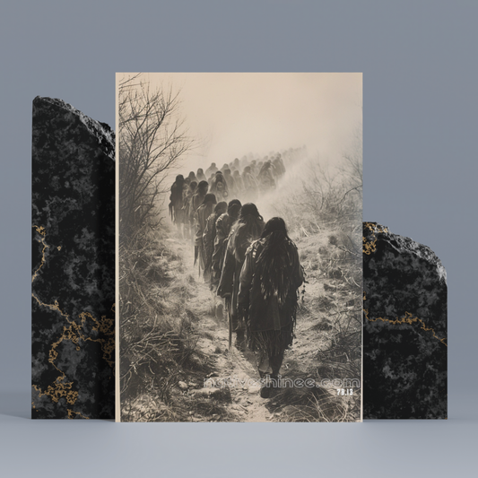 We Walking Native American Canvas