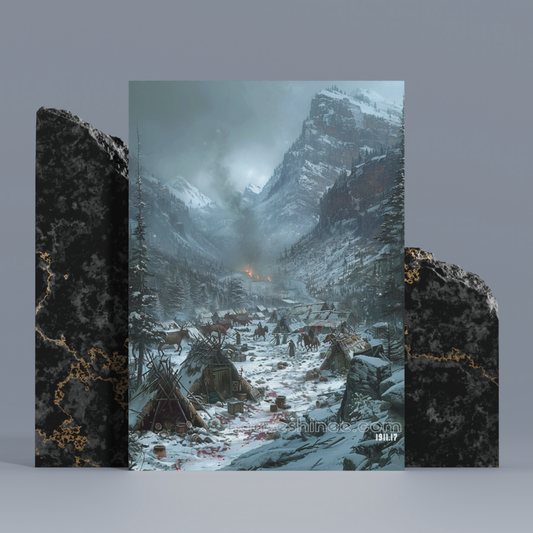 After The Storm Native American Canvas