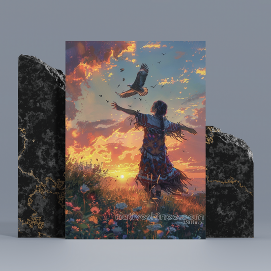 Spirit of the Sky Native American Canvas