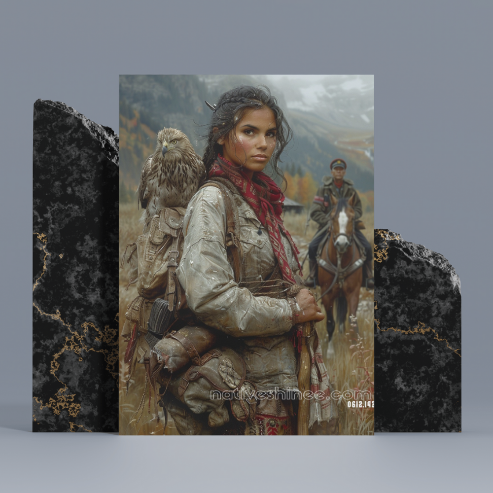 Wilderness Guardian Native American Canvas