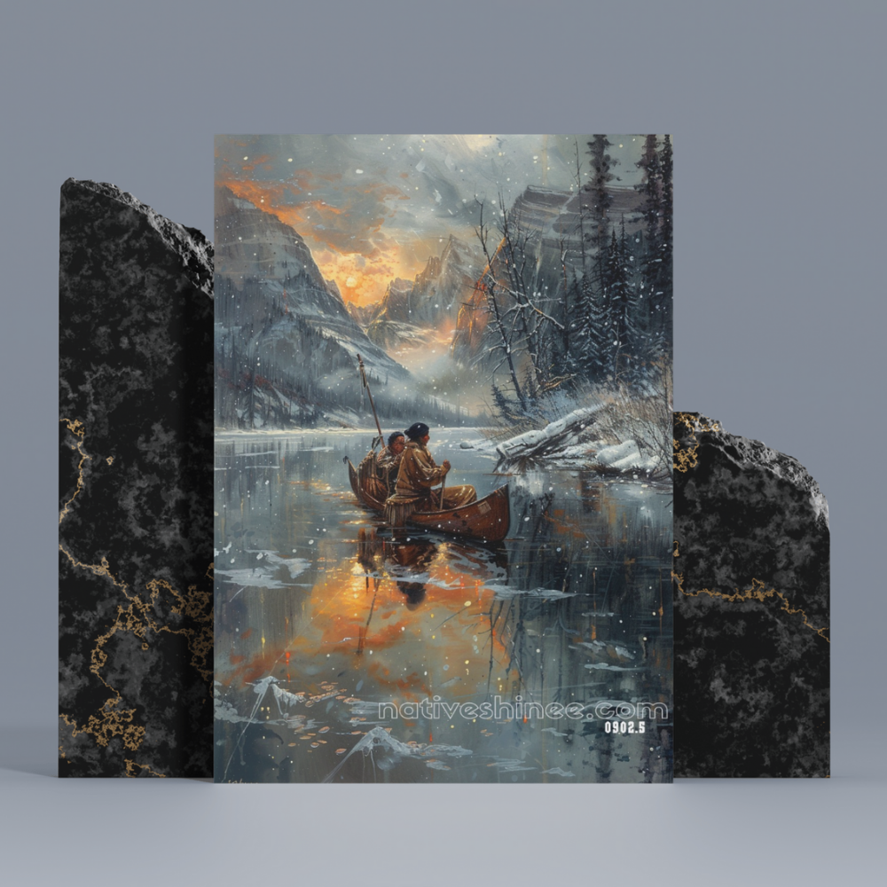 In the Heart of the Wilderness: Native American Canvas