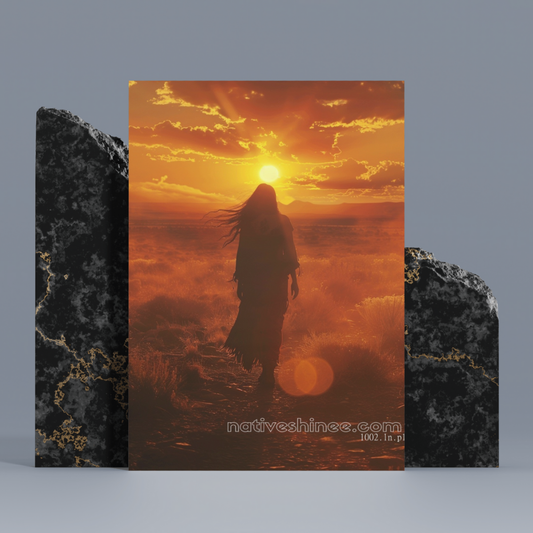 Finding Me Native American Canvas