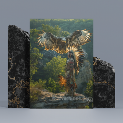 The Eagle's Flight Native American Canvas