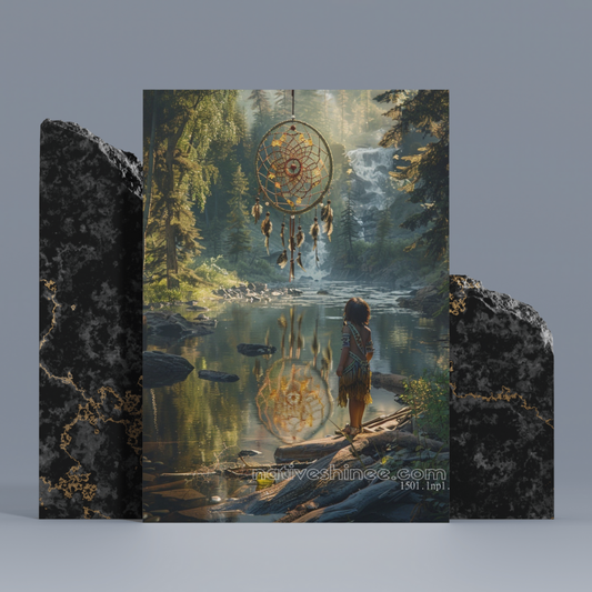 Dreams of the Forest Native American Canvas