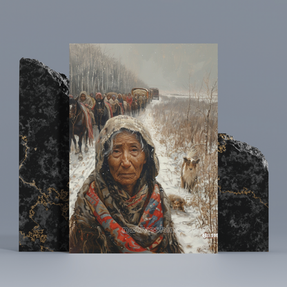 Can You See Our Sorrow Native American Canvas