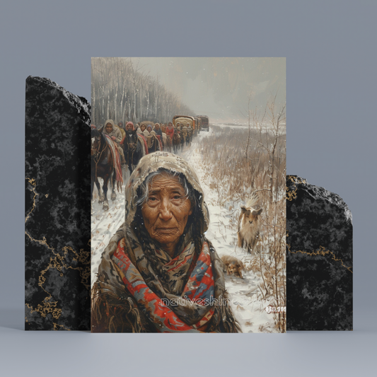 Can You See Our Sorrow Native American Canvas