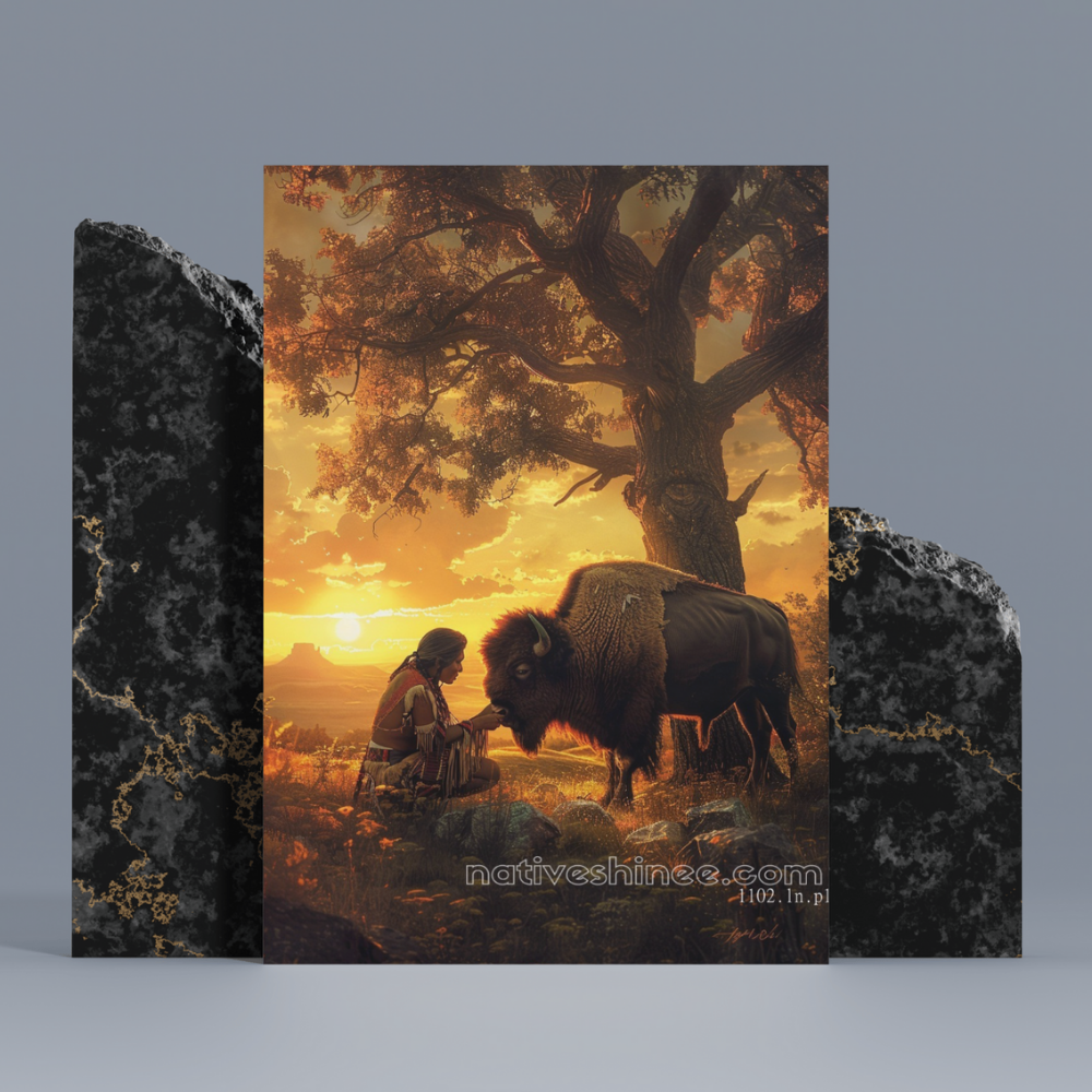 Patience And Endurance Native American Canvas