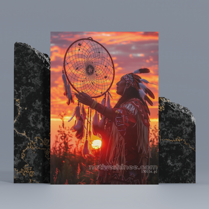Guardian of Dreams Native American Canvas