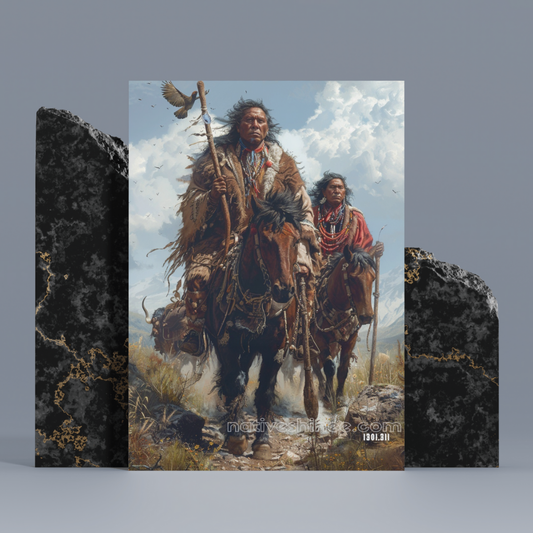Walk In Unity Native American Canvas