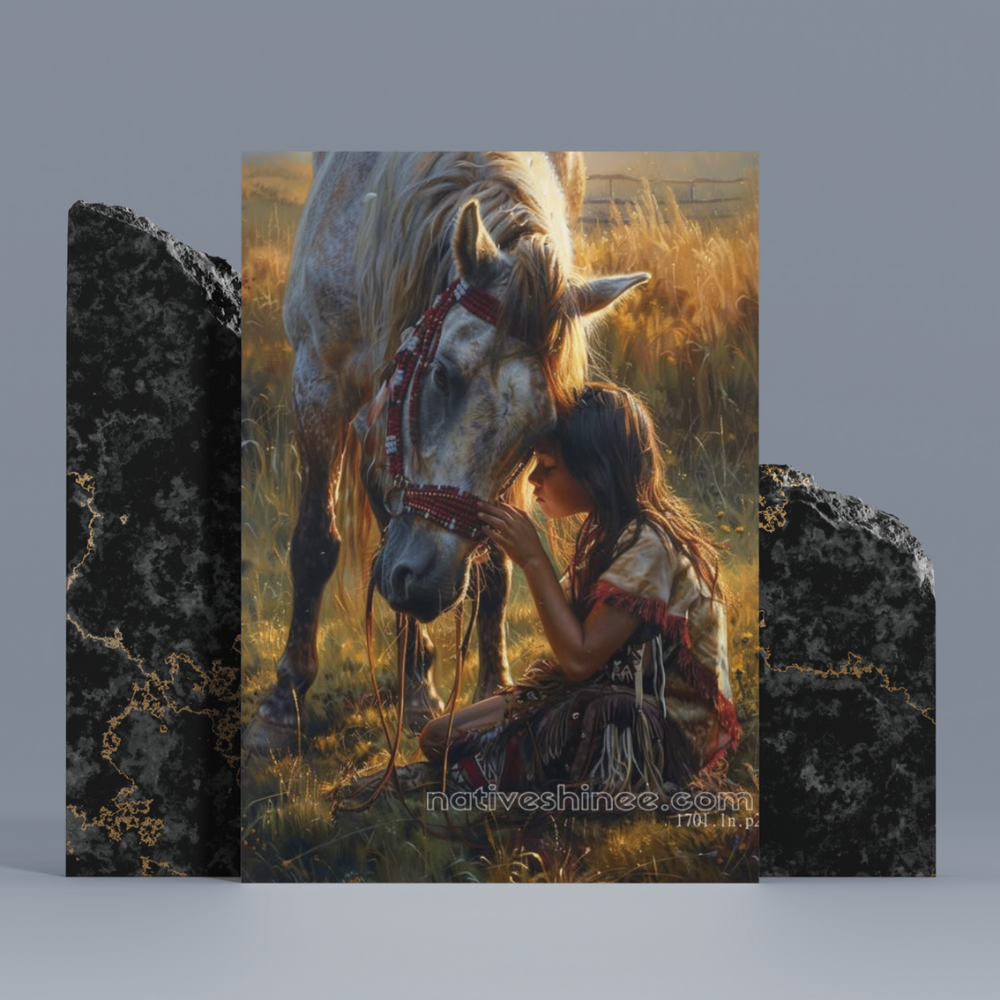 Whispered Bond Native American Canvas