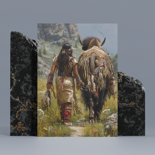 Mother Earth Native American Canvas