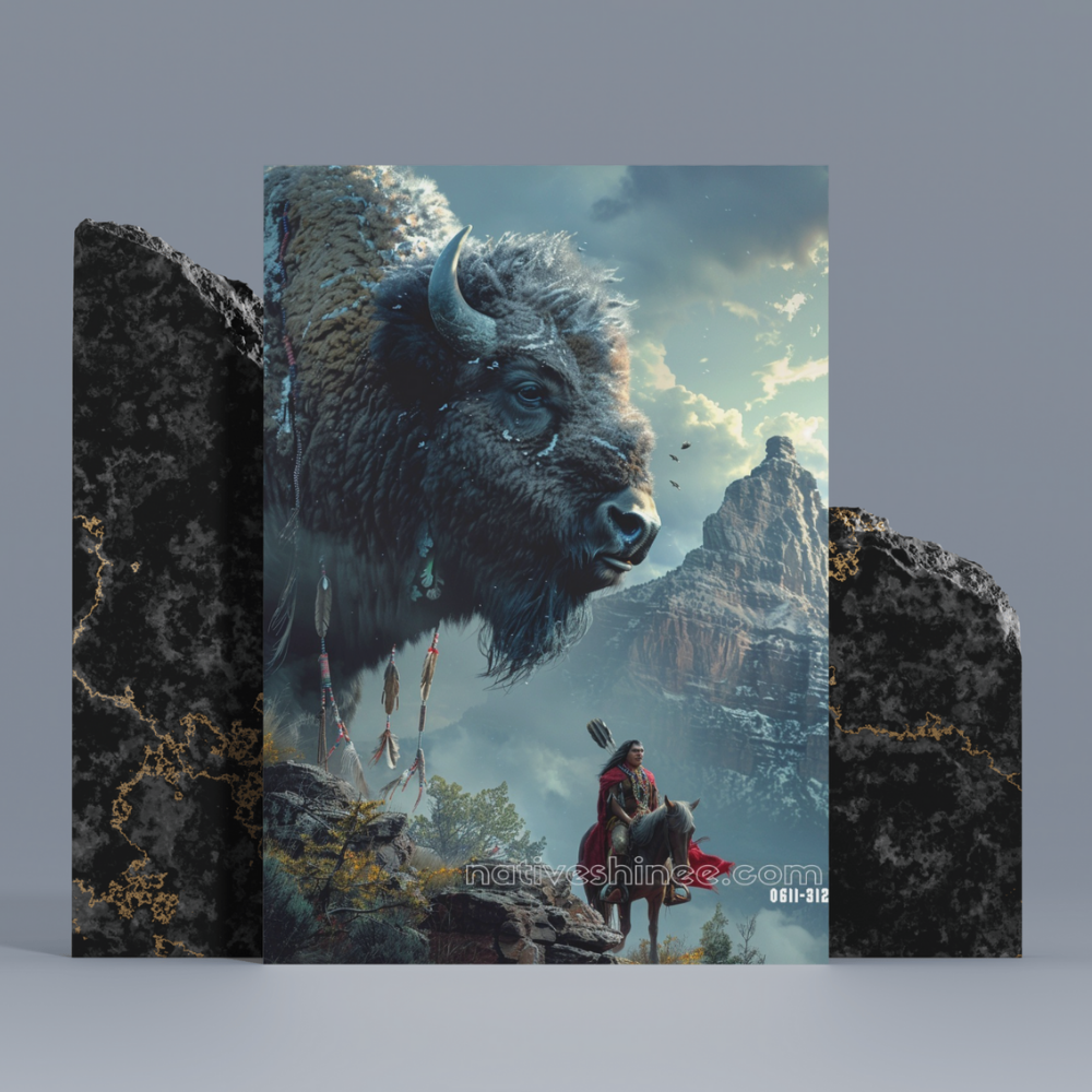 Humility And Gratitude Native American Canvas