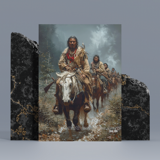 Going Up Native American Canvas