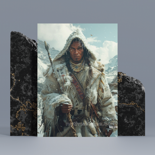 The Battle Native American Canvas