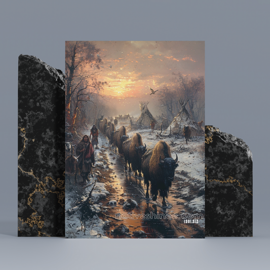 No Matter The Path Native American Canvas