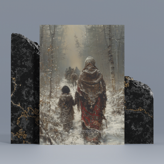 The Long Walk: Native American Canvas