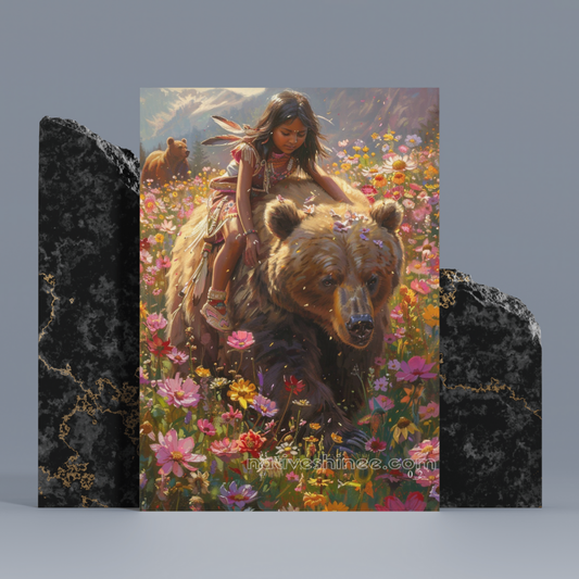 Belong To The Earth Native American Canvas