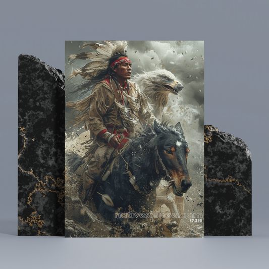 Heart Speaks Native American Canvas