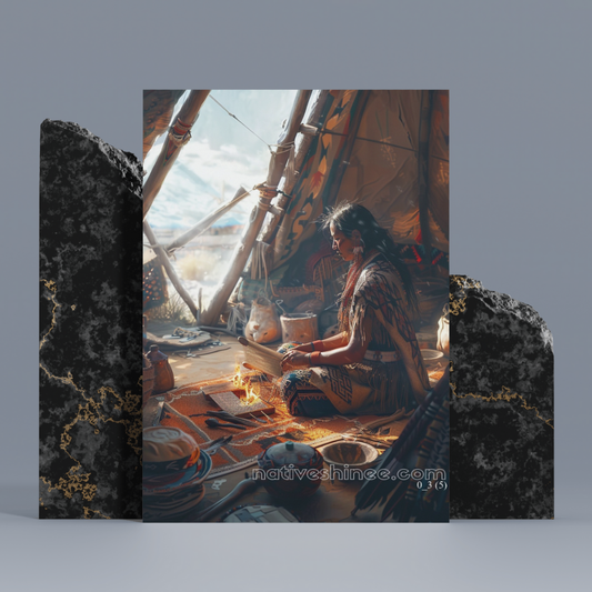 Threads of Tradition Native American Canvas