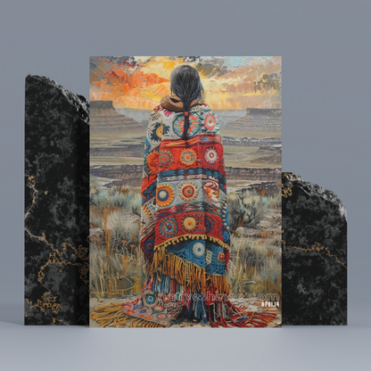 Threads of Heritage Native American Canvas