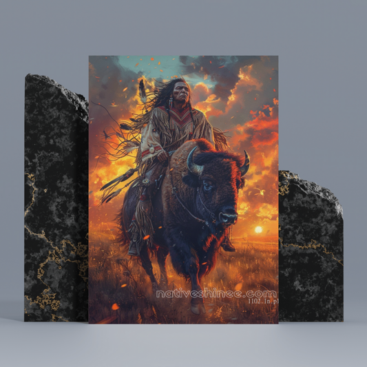 Belong To The Earth Native American Canvas