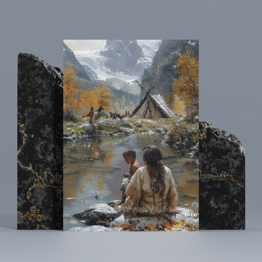 Whispers of the Land Native American Canvas