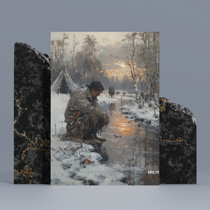 The Chiefs Journey Native American Canvas