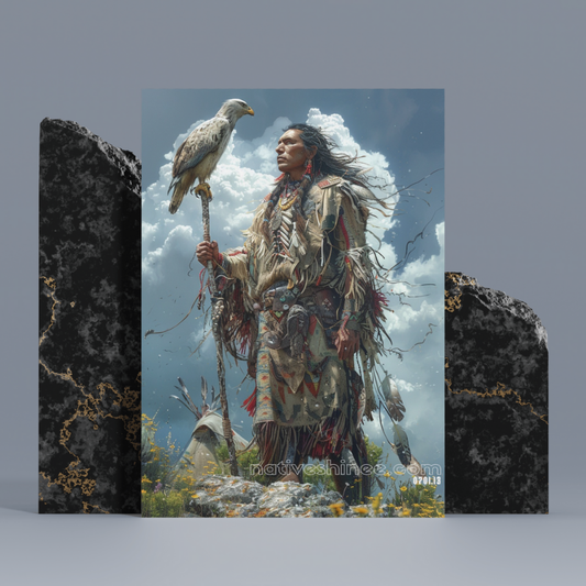 Spirit of the Sky Native American Canvas