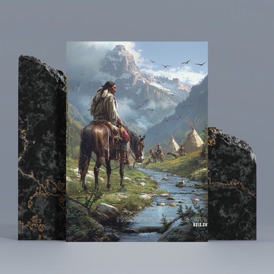 Whispers of the Wind Native American Canvas