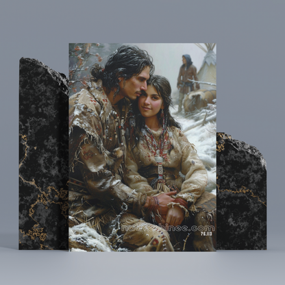True Love Native American Canvas