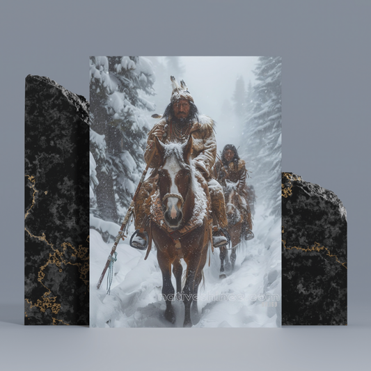 Price Of Survival Native American Canvas