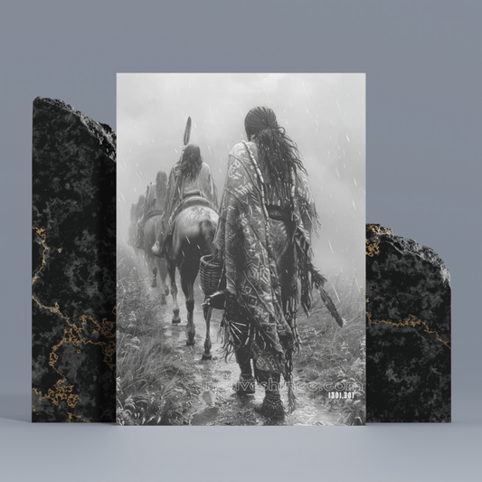 Harmony with Nature: Native American Canvas