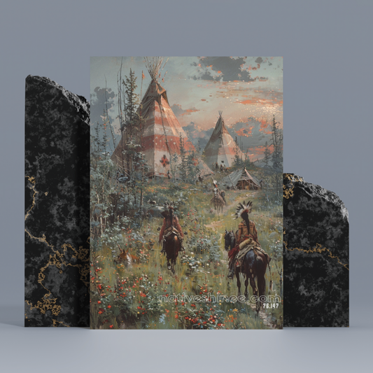 Respect To The Land Native American Canvas