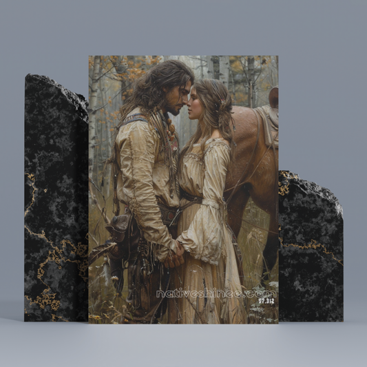 In The Dance Of Life Native American Canvas