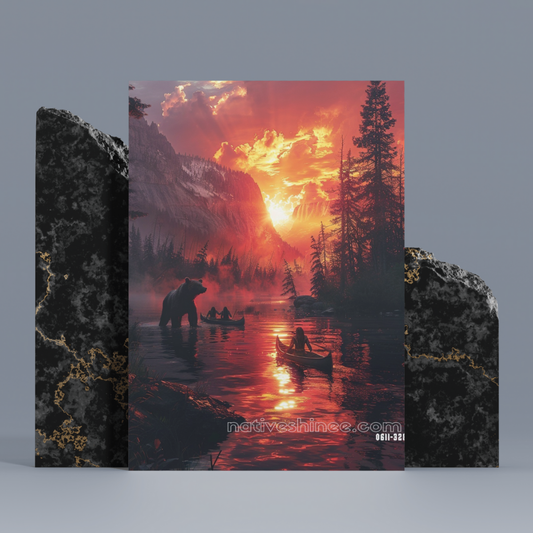 Reflections of the Wild American Canvas