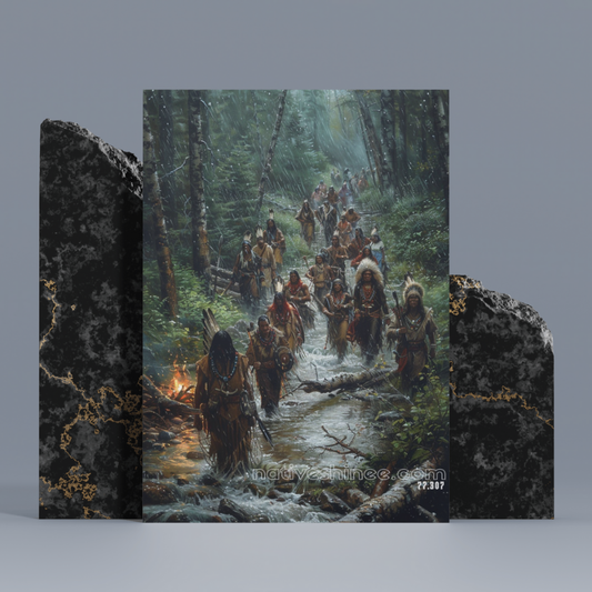 Strength In Unity Native American Canvas