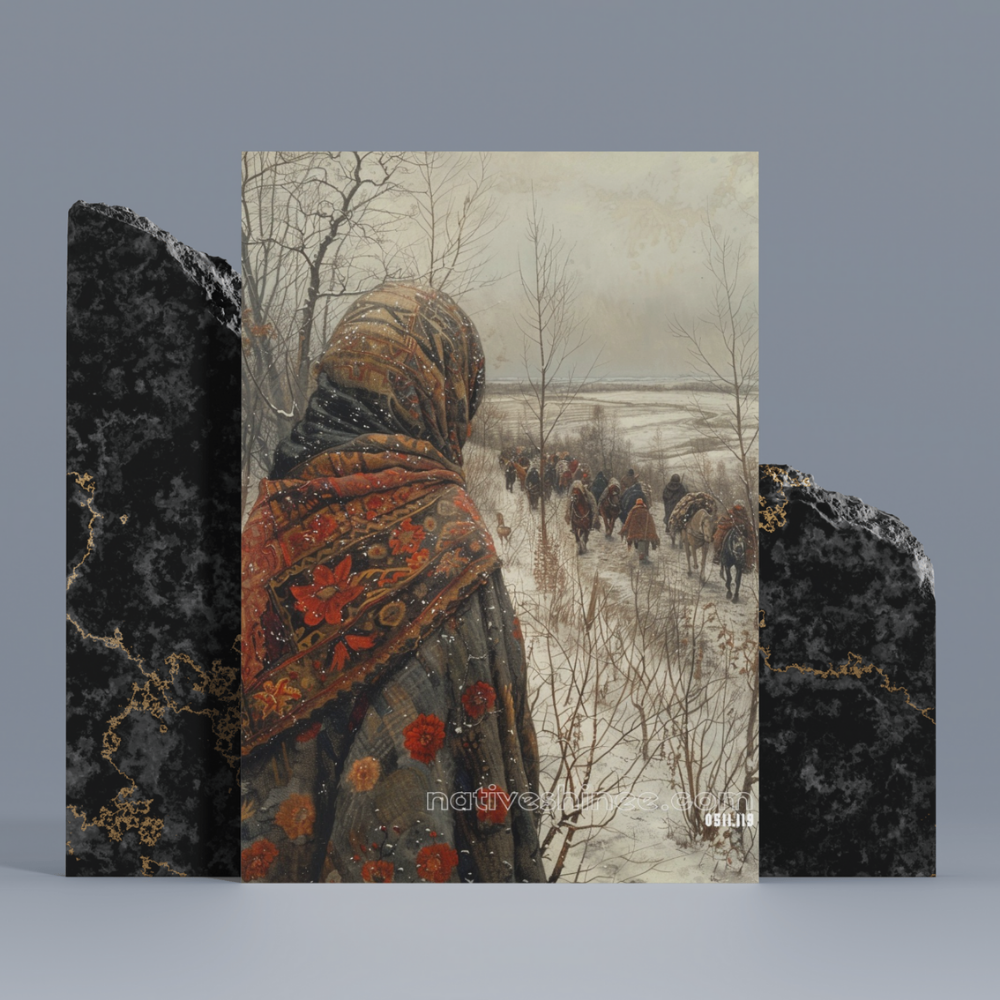 Journey's End, Legacy Begun Native American Canvas