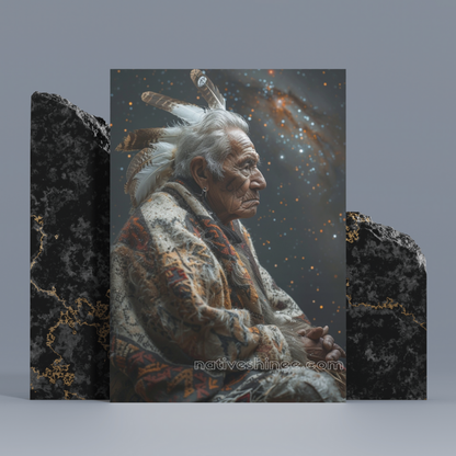 Ancient Wisdom: Native American Canvas