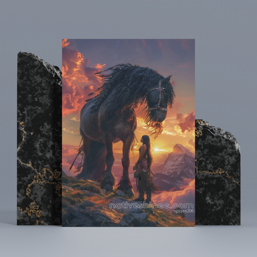 Majestic Connection Native American Canvas