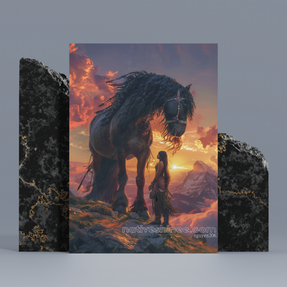 Majestic Connection Native American Canvas