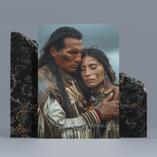 Love Is In The Air Native American Canvas